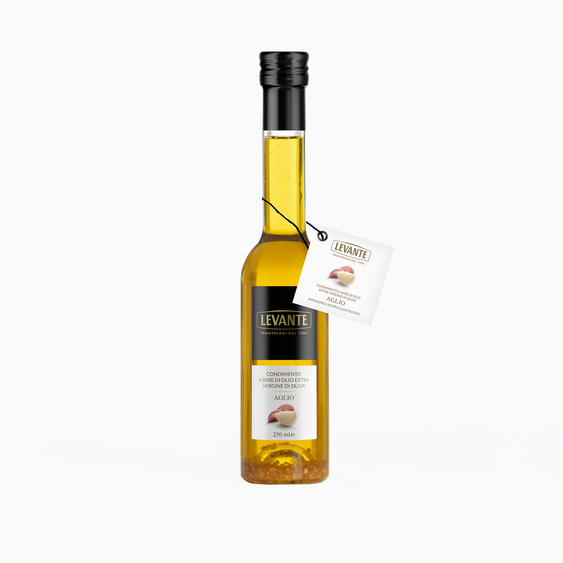 Condimento a base di Olio Extra Vergine d’Oliva al gusto di Aglio