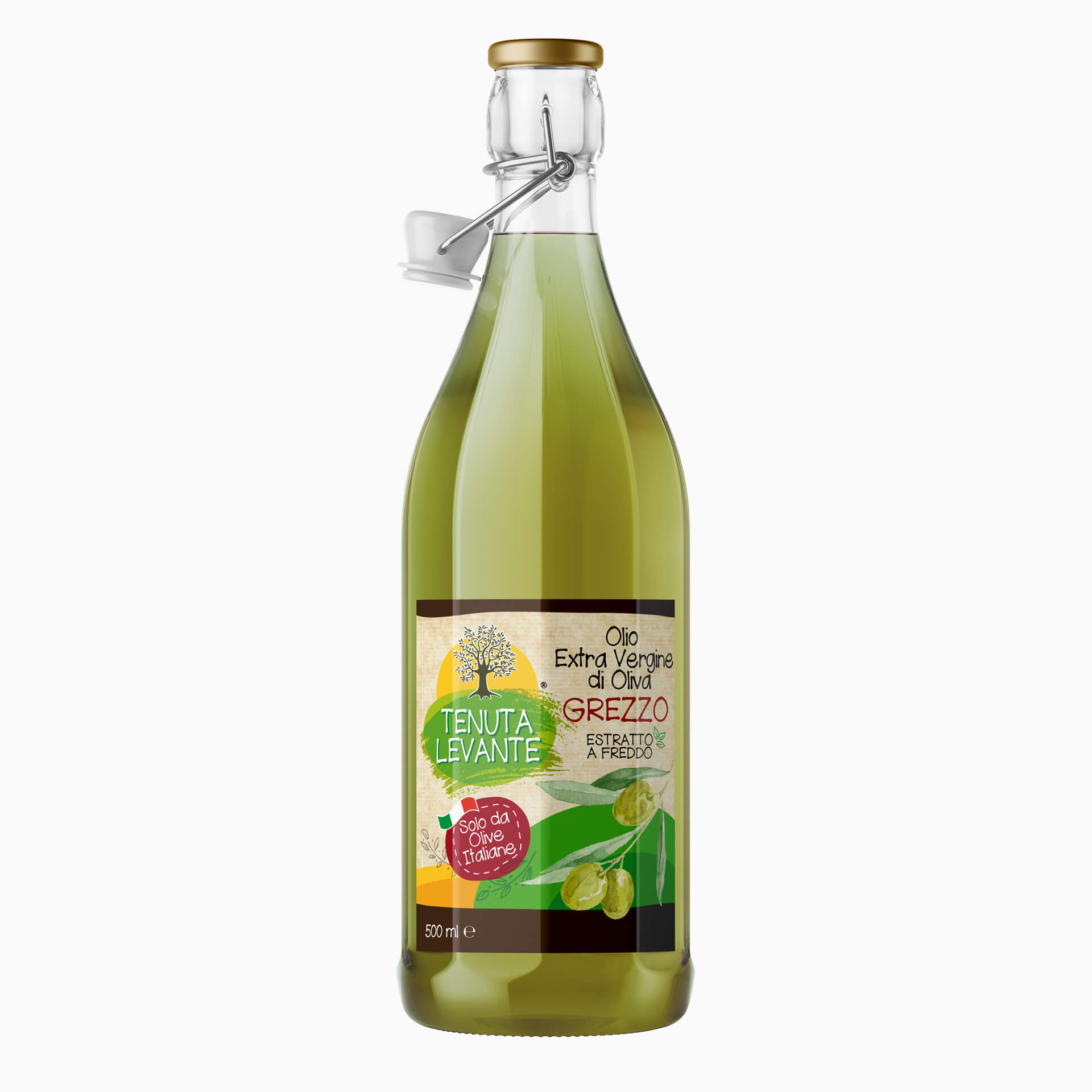 Aceite de Oliva Virgen Extra 100% Italiano Crudo